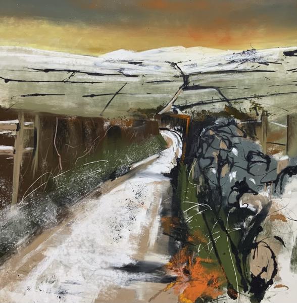 Winter Sunset, Aughertree Lonnin