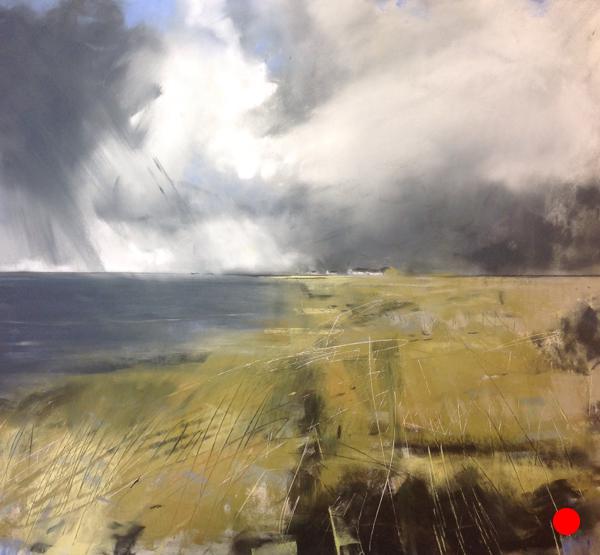 Winter foreshore at high tide, Allonby