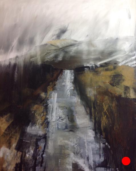 Icy path to Skiddaw House