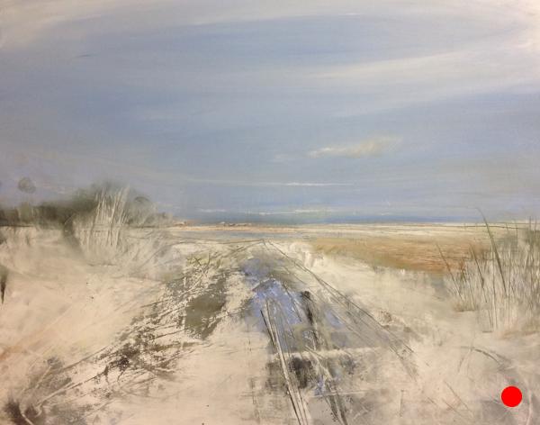 Snow on Skinburness Marsh