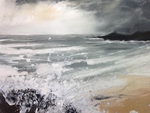 Breaking wave, Camusdarach